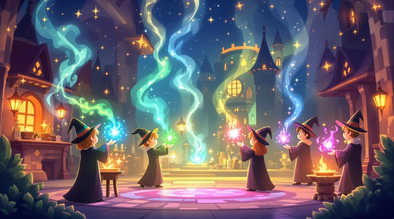 ai入口作品 - 《魔法学院日常》